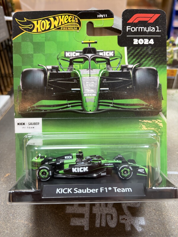 Hot Wheels 2024 Gold Label F1 Kick Sauber Racing Team Zhou Guanyu Hot Wheels 2024 Gold Label F1 Kick Sauber Racing Team Zhou Guanyu