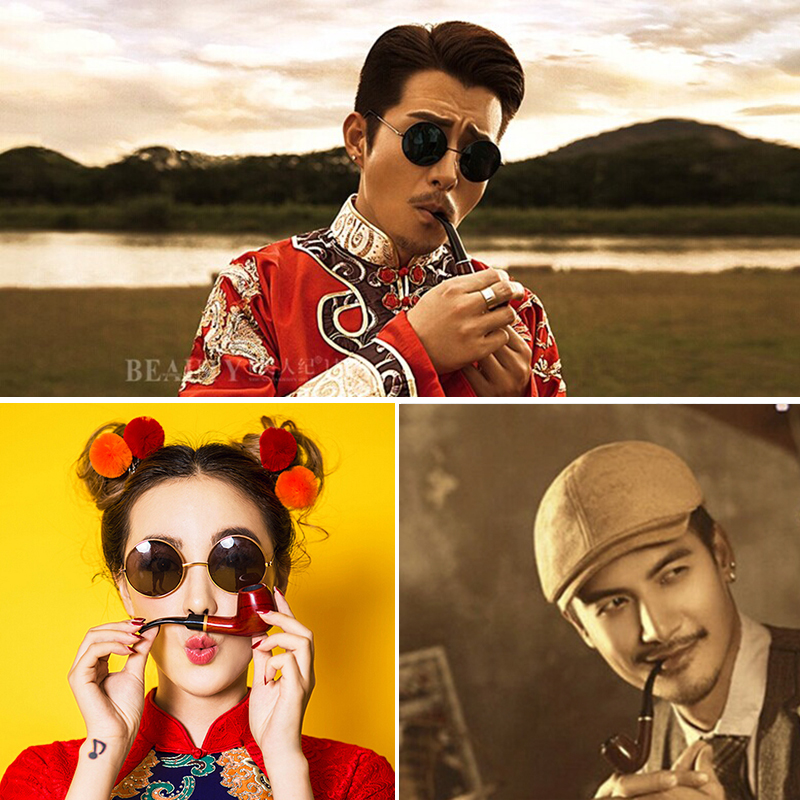 Photo studio photography props shooting props photo auxiliary props stage performance props curved small pipe props