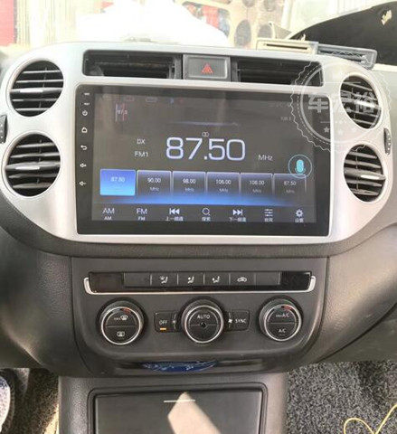 10-15 Tiguan large screen Android navigation 2 5D screen dedicated audio-visual navigation machine Android system