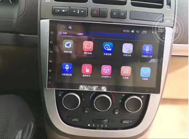 06-12 Luzun GL8 large screen Android navigation 2 5D screen Android video navigation machine Android system