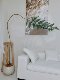 Loushujia Artificial Green Plant Monkey Head Fern, High-End Decorative Piece for Living Room, Floor, Dining Table, and Next to Sofa, with a Zen-Inspired Minimalist Style