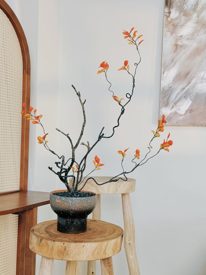 Loushujia Artificial Green Plant Desktop Decoration Ornament for Living Room Entrance, High-End Light Luxury, High-Quality Imitation Plant