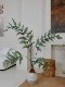 Loushujia Artificial Green Plant Monkey Head Fern, High-End Decorative Piece for Living Room, Floor, Dining Table, and Next to Sofa, with a Zen-Inspired Minimalist Style