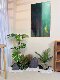 Loushujia Artificial Green Plants for Landscaping, Indoor Living Room, Window Display, under Stairs, Simulated Micro-Landscape Corner, Fake Plant Decoration