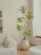 Louxiajia high-end light luxury simulated green plant nandina bamboo ornaments indoor living room decoration bionic fake plant potted plants