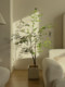 Loushujia Artificial Green Plant Hanging Clock Indoor Living Room Decoration Wabi-Sabi Style High-End Light Luxury Bionic Fake Plant Tree Ornament