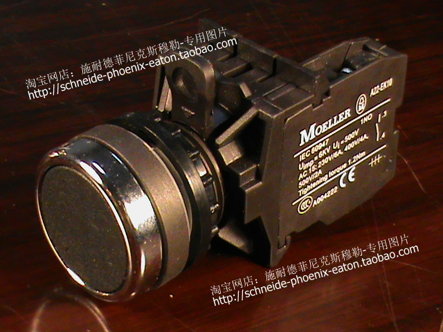 Muller MOELLER Eaton EATON Button Switch Black 1NO CE IP65 A22-RD-01 K10