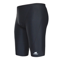 Mens professional training 50% Pants Imitation Shark Leather Chinlon Elastic Ziknee Swimming Pants Swimming Pool Fitness Spa