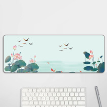 Chinese style mouse pad landscape cartoon cute lotus mouse pad personality mouse pad