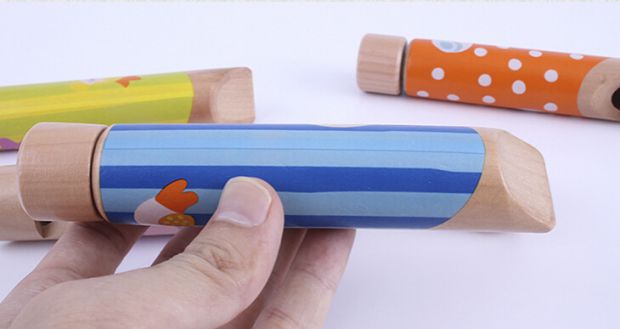 Mua một tặng mười đứa trẻ bằng gỗ kéo còi huýt sáo bằng gỗ đẩy sáo bằng gỗ đồ chơi đồ chơi