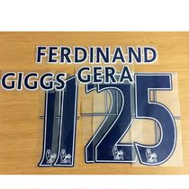 0713 Premier League flocking word black white red blue GIGGS GERA FERDINAND
