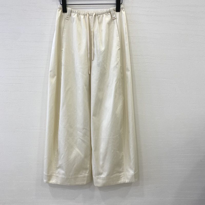 Q611K7809 Women's Fashion Versatile Casual Elastic High-Waist Draped Straight Wide-Leg Pants for Spring and Summer