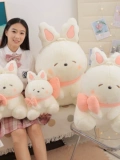 Милый кролик, плюшевая кукла, игрушка, подушка для сна, хлеб, белый кролик, подарок на день рождения