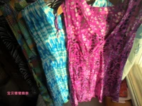 Многоцветный купальник, пляжная куртка, свободный крой