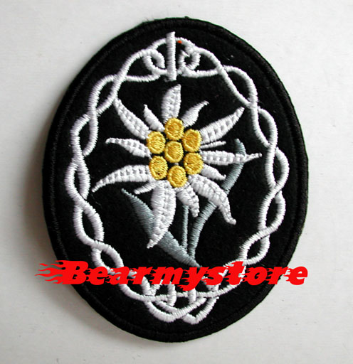 German Wehrmacht Mountain Division Soldiers Edelweiss Armband Mountain Troops Alpine Edelweiss Brave Armband