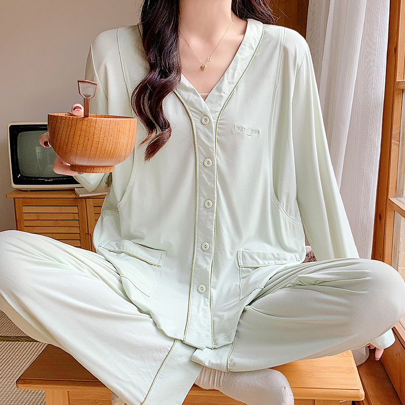 Postpartum Clothing, Thin Style, July, Modal Cotton, Summer, Collarless, Maternity Nursing Wear, Plus Size Loungewear, Spring, Size 8 Postpartum Clothing, Thin Style, July, Modal Cotton, Summer, Collarless, Maternity Nursing Wear, Plus Size Loungewear, Spring, Size 8