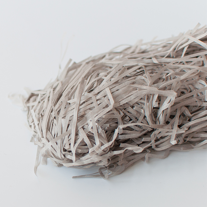 Basic Salad Grass 20G - GreyLafite Shredded paper Candy box Gift box gift Fillings Drawing paper Thick paper Wedding festival Filament packing
