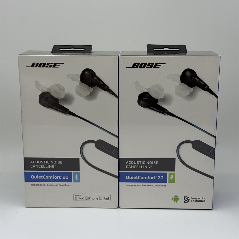 Bose Qc 20 Active Noise Cancelling Wired In-Ear Headphones Plug-In Headset for Sports, E-Sports, and Gaming 20I