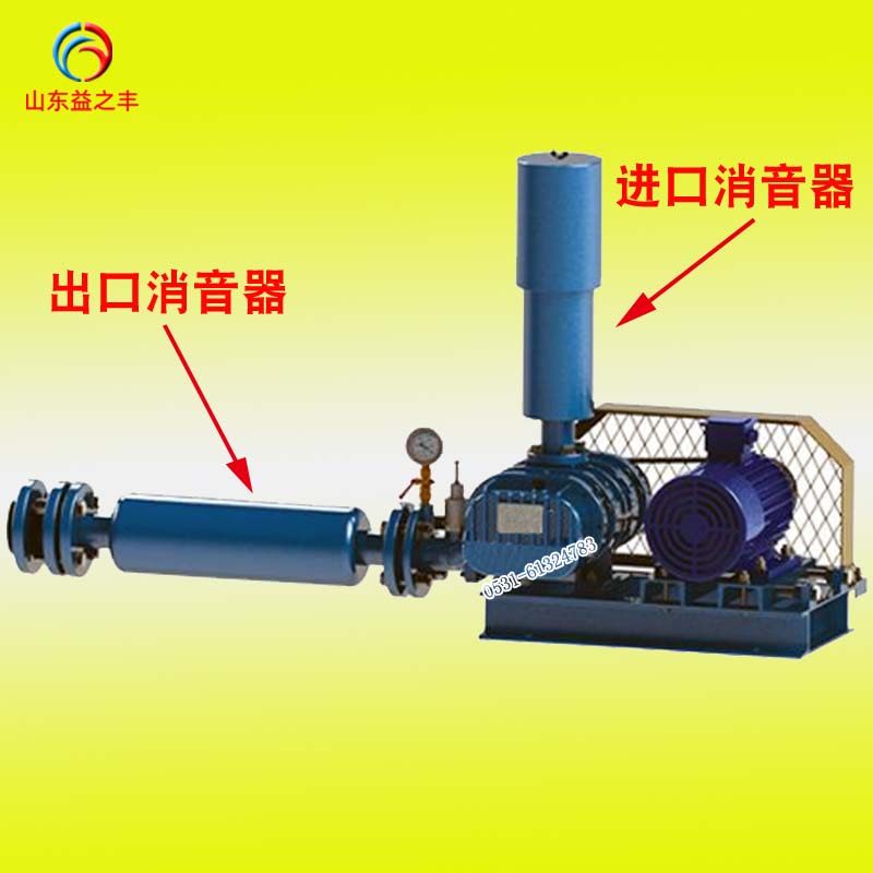 Roots fan silencer Gas storage tank Gas cylinder GB flange Horizontal vertical carbon steel Stainless steel support custom