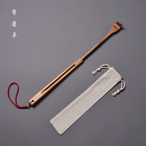 The old-fashioned folding bamboo itch ticks the bamboo itch to play without asking people to make a bamboo scratching back and grab the back pole to catch the itch.