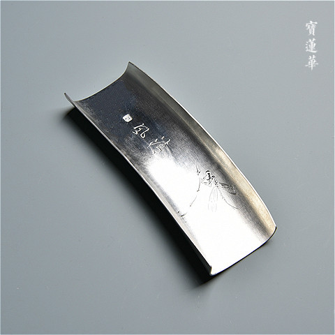 Full handmade hammer Tin Tea For 99 9% Yunnan Old Pure Tin Tea Lotus Tea Spoon Teaspoon Teaspoon Teaspoon