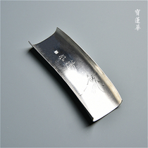 Full handmade hammer Tin Tea For 99 9% Yunnan Old Pure Tin Tea Lotus Tea Spoon Teaspoon Teaspoon Teaspoon