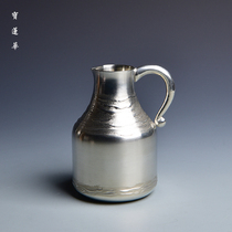 Pure handmade pure tin Wine Distributor Spotted in wine Wine Pot WINE POT HOUSE IMITATION ANCIENT TIN WINE POT WINE GLASS TEAPOT TEAPOT