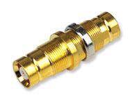 With nut RF coaxial connector L9 female head to female head straight-through double-pass socket 2 megahead straight-through