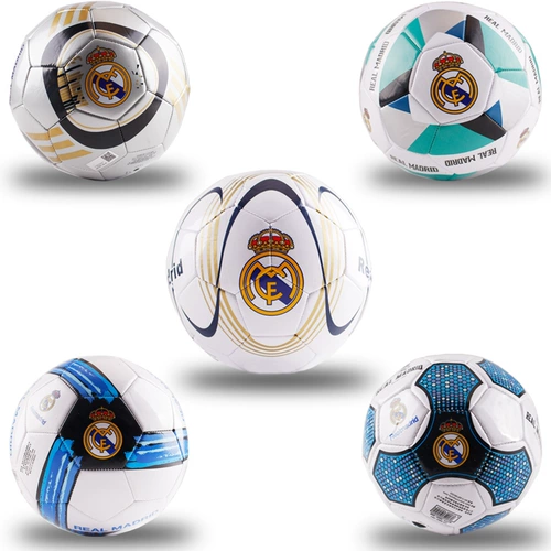 Реал Мадридский футбол № 5 Взрослые начальные и средние школьные дети № 4 носить кожа -резистентный соревнование по обучению дермы Футбол
