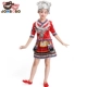 Trang phục dân tộc thiểu số trang phục trẻ em Miao trang phục trẻ em Yao Zhuang nhảy váy cô gái biểu diễn kinh doanh quần áo trẻ em