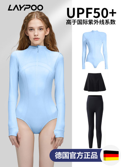 Women's Wetsuit Jellyfish Suit Sun Protection One-Piece 2025 New Surfing Suit Swimming Long-Sleeve Snorkeling Hot Spring Swimsuit Wet Suit