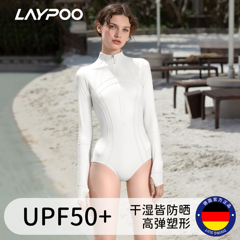 Hot Spring Swimsuit, Diving Suit, Women's Wet Suit, Sun Protection 2026 New Style Long-Sleeved Snorkeling One-Piece Quick-Drying Jellyfish Suit, Surfing Suit Hot Spring Swimsuit, Diving Suit, Women's Wet Suit, Sun Protection 2026 New Style Long-Sleeved Snorkeling One-Piece Quick-Drying Jellyfish Suit, Surfing Suit