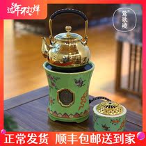 Taiwan Yingge electric pottery stove home silent boiling tea boiling water furnace enamel color electric tea stove iron pot silver pot tea boiling machine