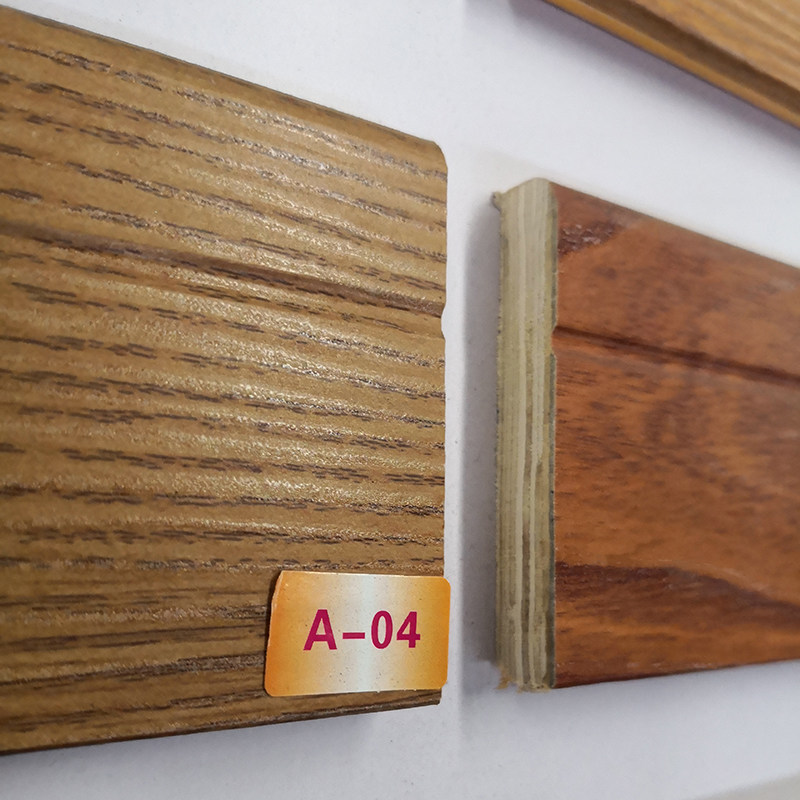 Solid wood composite kickline wall corner multi-layer solid wood floor stamped line wear resistant and non-deformed environmental protection