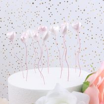  Baking cake decoration creative wire love fondant cake decoration love romantic dessert table decoration 10 packs