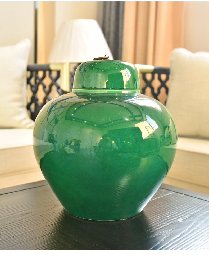 New Chinese style creative furnishing articles of jingdezhen ceramic storage tank sitting room porch ark, soft adornment handicraft decoration