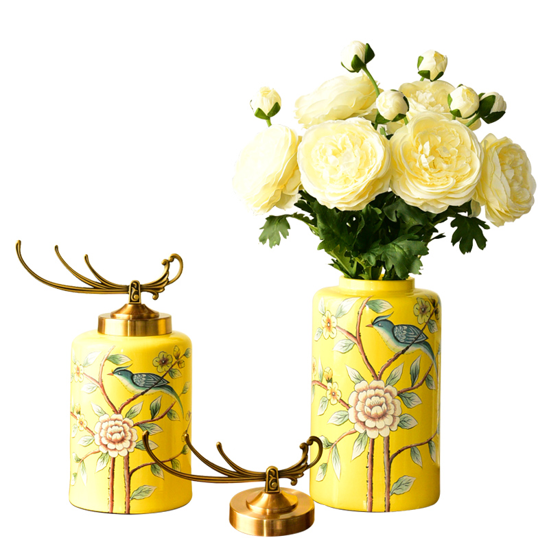 American TV ark, furnishing articles household act the role ofing is tasted creative ceramic table sitting room porch soft adornment flower vase decoration