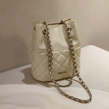 Летняя серебряная сумка через плечо, цепь, коллекция 2023, на цепочке