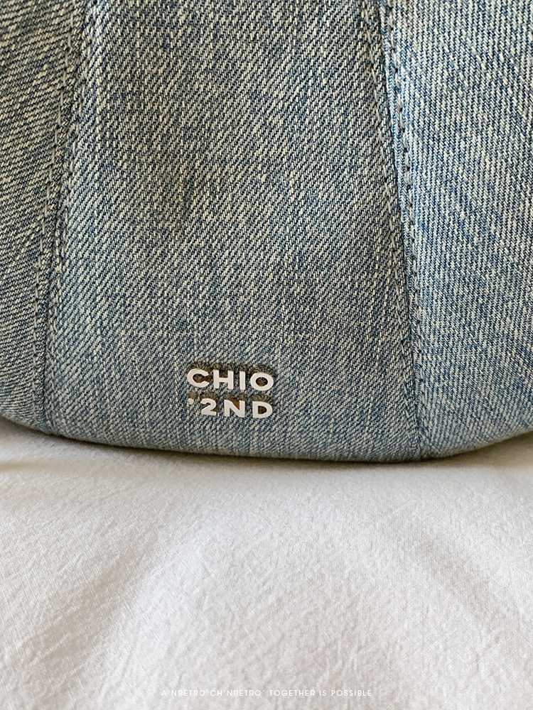 NANFENG CHIO2ND ZURICH CORND полумесяц пакет оригинал меньшинство джинсы синего плечо сумка женщина коровий рог пакет chio’2nd 