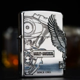 Оригинальный подлинный Zippo более легкий Harley серебряный