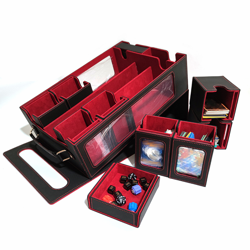Ten-In-One Detachable Window Card Box Dice Pokémon Card Box Pu Magic: the Gathering Yu-Gi-Oh! Ptcg Storage Box