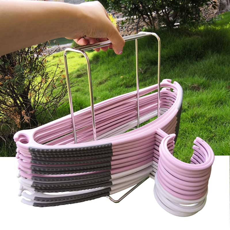 Hanger containing layer shelf balcony finishing shelf placement shelf Multi-functional multilayer Province Space Stainless Steel Hooks Home