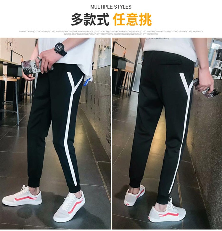 2018 thu đông mới quần âu nam cộng với quần nhung dày trẻ trung quần tây