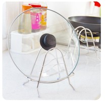 Stainless steel chopping rack kitchen shelf chopping board rack widening cutting board storage rack pot cover shelf