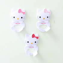 Hello Kitty power sticky hook key storage sticky hook kitchen hook wall free punch cute socket stand C33