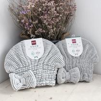 Bamboo charcoal fiber dry hair cap womens absorbent quick-drying towel Nordic skin-friendly long hair dry hair towel bag towel S14