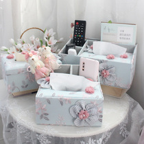 Gersanghua living room tissue box Multi-function paper box Simple bedside table multi-purpose storage box Coffee table remote control box