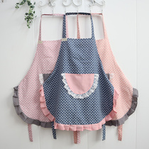 2021 New apron home kitchen thin cute female Japanese Korean summer fashion oil-proof work clothes waist