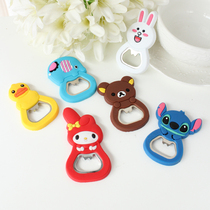 Creative cartoon cute animal shape beer corkscrew opener pull ring wine opener corkscrew cap small treasure C84