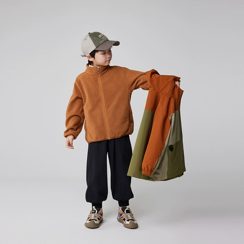 Дорожная демисезонная куртка для мальчиков, комплект, «три в одном», детская одежда